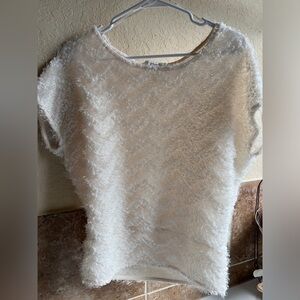Forever 21 textured off white top